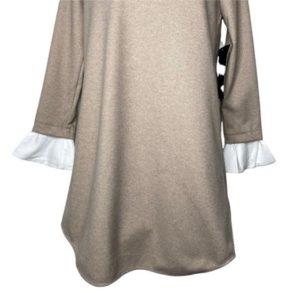 Tuckernuck | NEW Sandwhisp Dakotah Collared Layered Look Preppy Dress Size XS - Picture 7 of 12
